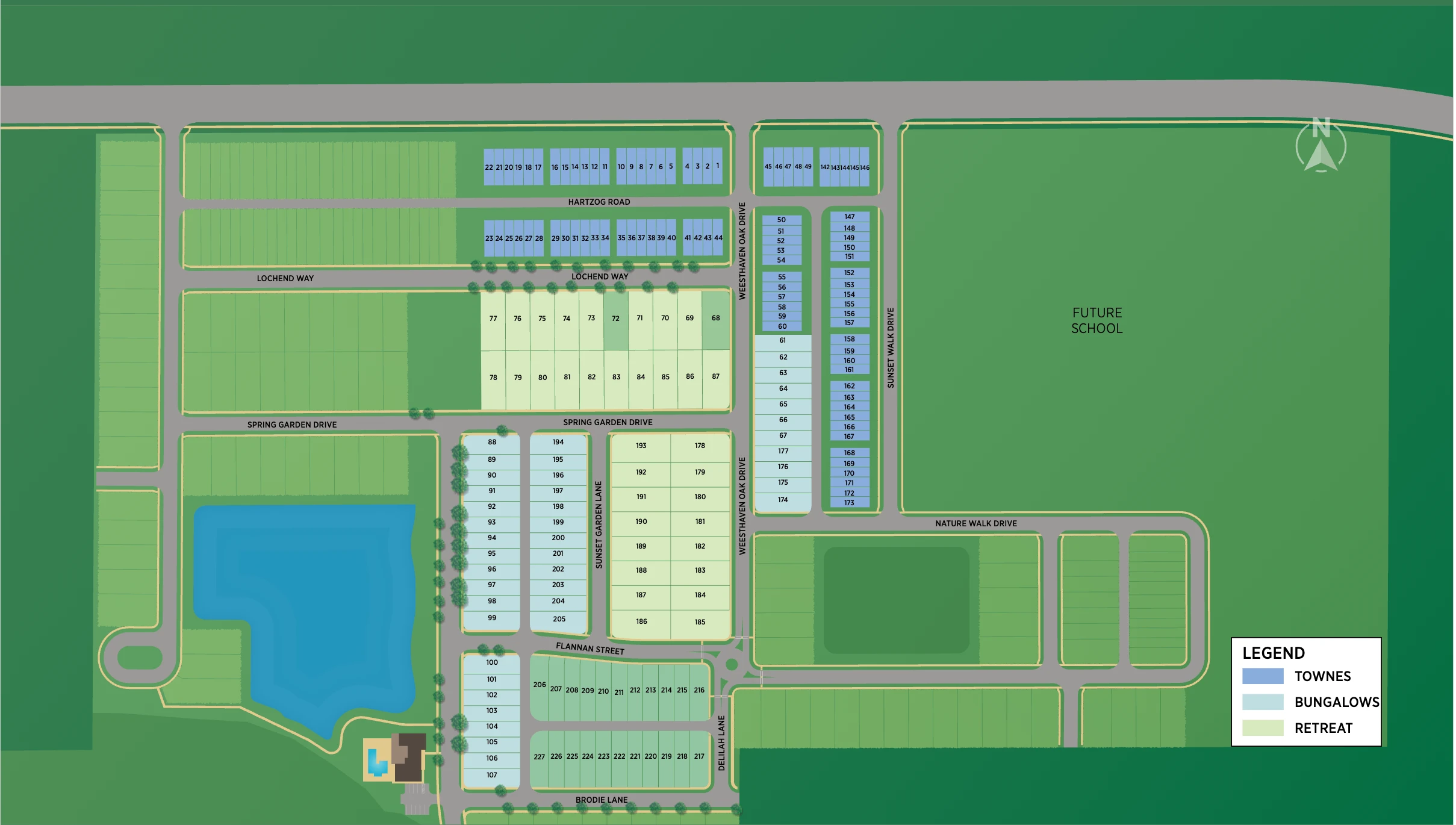 Westhaven at Ovation Site Plan